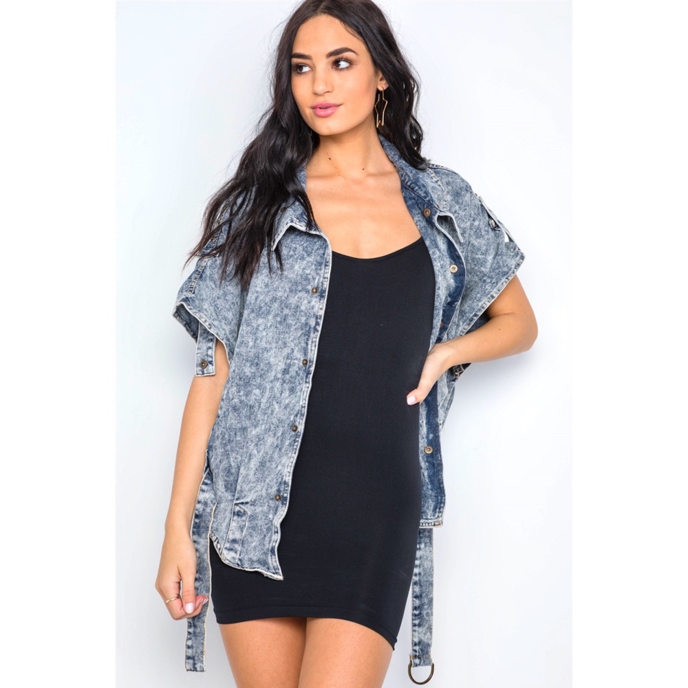 🌈 Stylish street denim jacket - Picture 4 of 8